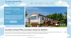 Desktop Screenshot of courtowncaravanpark.com