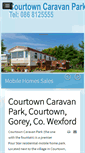 Mobile Screenshot of courtowncaravanpark.com